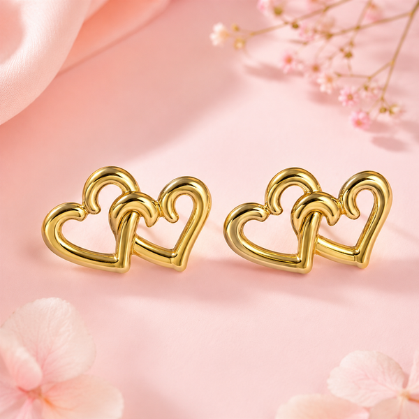 Dual Heart Earrings